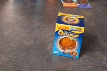 People shocked as they unveil hidden use of packaging in a chocolate orange