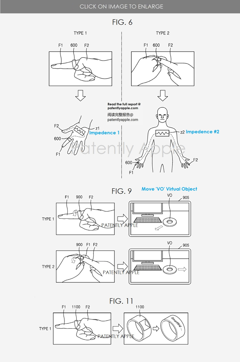 3 Samsung smart ring patent figs 6  9  11. Patently Apple - Patently Mobile IP report