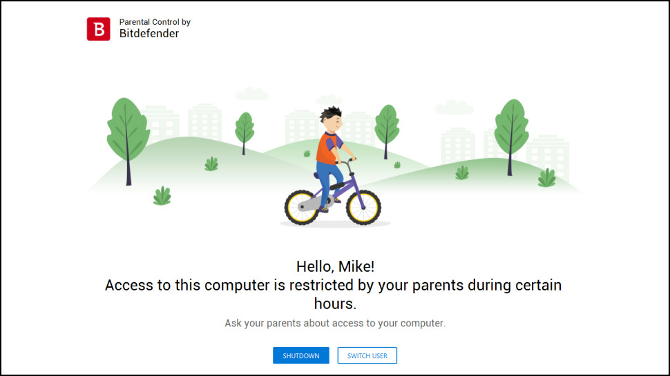 Bitdefender Internet Security: Parental Controls screenstime