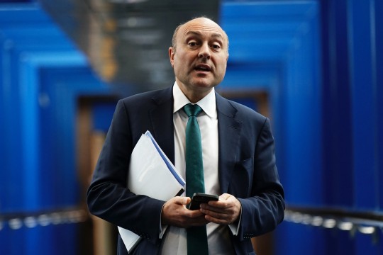 Andrew Griffith during day three of the Conservative Party annual conference at the International Convention Centre in Birmingham. Picture date: Tuesday October 4, 2022. PA Photo. See PA story POLITICS Tory. Photo credit should read: Jacob King/PA Wire