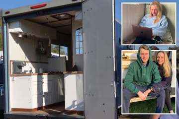 We converted our Luton van into a luxury home we live in for £5k