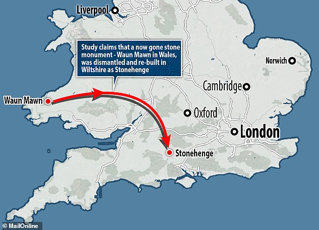 Experts suggest its bluestones could have been moved as the ancient people of the Preseli region migrated, even taking their monuments with them, as a sign of their ancestral identity, and re-erecting them at Stonehenge, 175 miles away