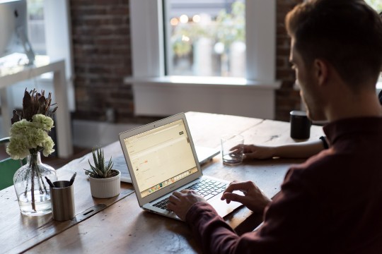 Man working from home