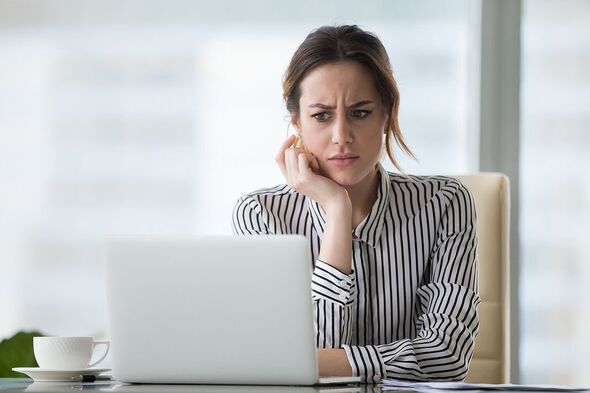 Woman confused at technology