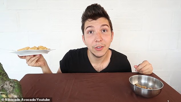 He started out in 2016 with mukbangs of a different nature - more tame serving sizes often times accompanied with his pet parrot