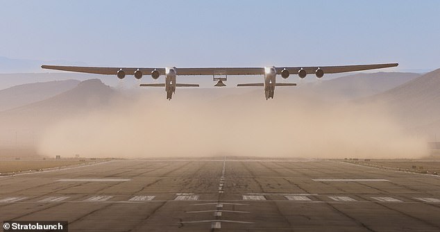 Roc, conducted its second test flight Friday morning while carrying the Talon-A separation test vehicle