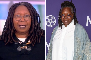 Whoopi admits she’s ‘in trouble’ on live TV after calls for her to be fired