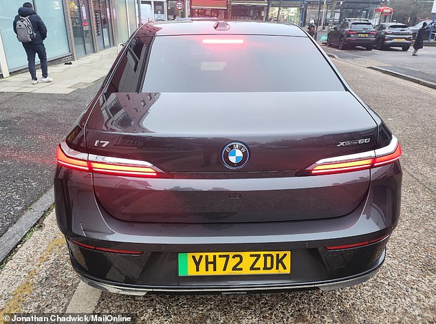 At £110,000, the car is clearly designed for wealthy people who like being chauffeured to work