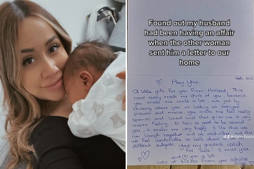 I was 36-weeks pregnant & found a mysterious note - I thought it was a love letter