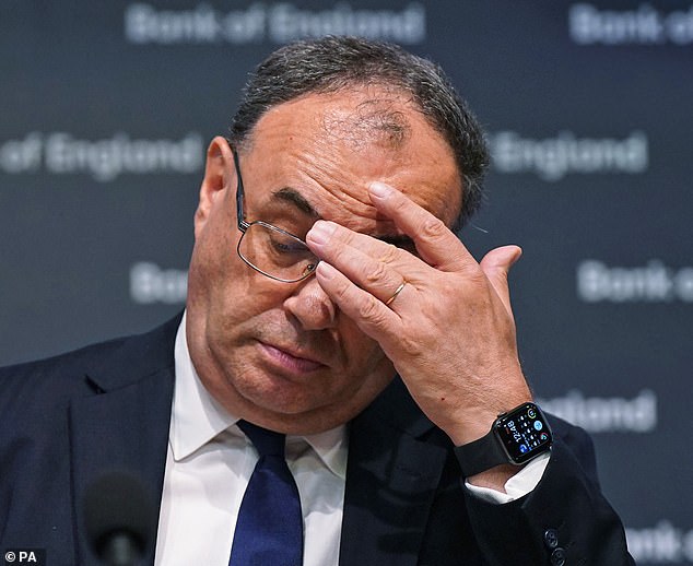 Under pressure: Bank of England boss Andrew Bailey will stage a humiliating U-turn