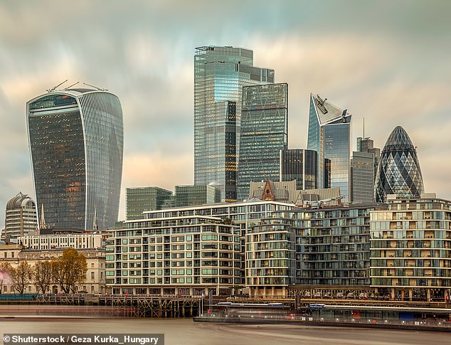 Increase: Dividends among London-listed firms totalled £94.3billion for the year, 8 per cent higher than in 2021