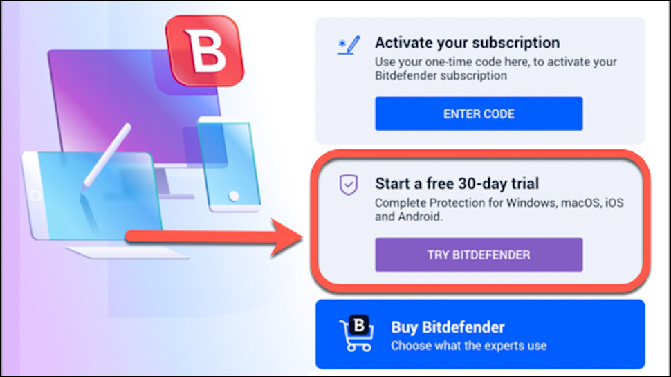 Bitdefender Internet Security trial offer