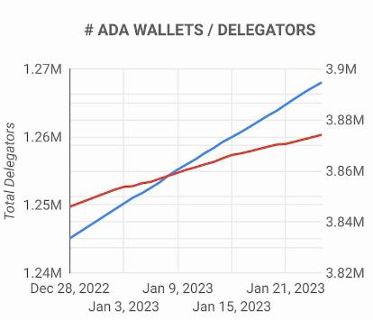 Cardano wallets | Source: Cardano Blockchain Insights