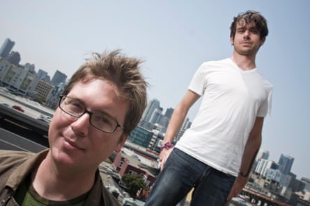 Biz Stone and Jack Dorsey in 2008