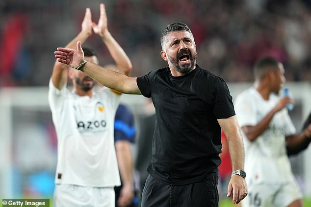 Gennaro Gattuso was able to stop thieves from breaking into his home thanks to his security system and guard dogs