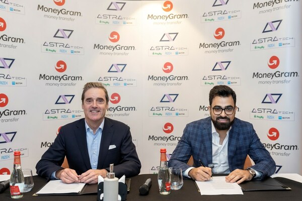 Grant Lines, MoneyGram Chief Revenue Officer, and Abdallah Abu Sheikh, Astra Tech Founder and BOTIM CEO