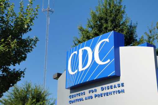 Close up of CDC sign