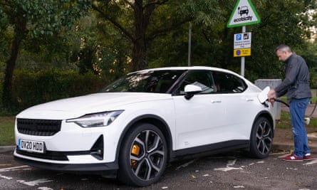 A Polestar 2: the company’s vehicles are made in China and the US.