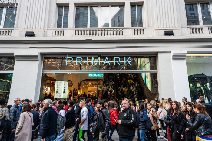 One of Primark’s stores in Madrid