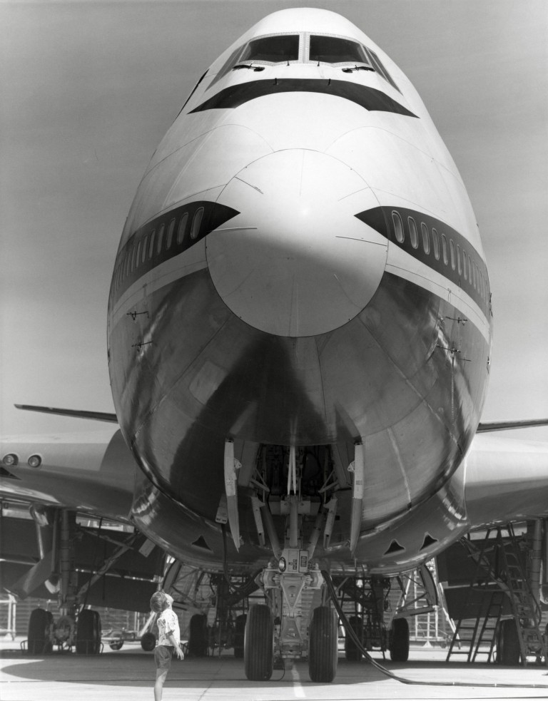 The American four-engine commercial airliner Boeing 747. 1969. (Photo by: Collection Bernard Crochet/Photo12/Universal Images Group via Getty Images)