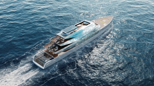 Invisible superyacht