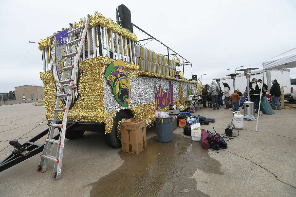 Mardi Gras on the Sabine started with a day of carnival activities, food trucks and the Munchkin Parade Saturday in Orange. Photo made Saturday, February 11, 2023 Kim Brent/Beaumont Enterprise