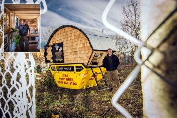 I moved into a SKIP to save money on rent - it costs just £50 a month