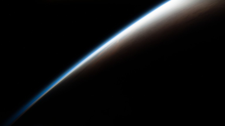 An orbital sunrise