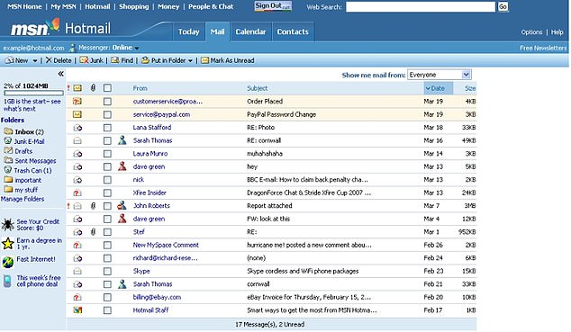 Hotmail was an email powerhouse during the early 2000s, but that all ended when Gmail infiltrated the scene