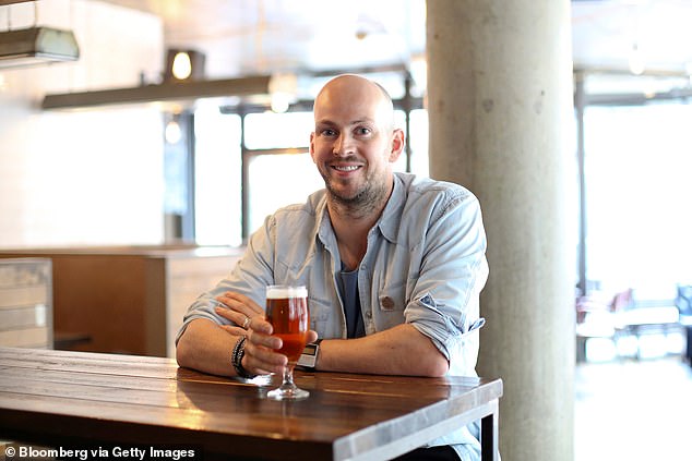 Leader: BrewDog boss James Watt hailed the new joint venture with Budweiser China, saying it would help deliver the group's beers 'to every corner of the world's biggest beer market'