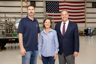 Dr. Andrew Duggleby and Sassie Duggleby with Jim Bridenstine