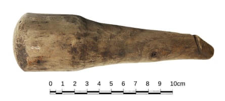 The phallus is 16cm long but may have shrunk with age.