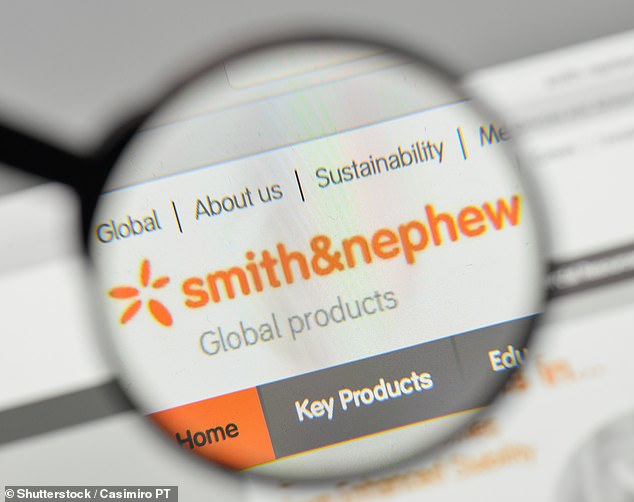 Earnings: Medical technology designer Smith & Nephew revealed attributable profits dived to $223million in 2022, having made $524million the previous year