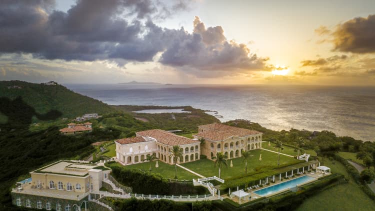 Tour the Caribbean's $200-million trophy estate: The Terraces, Mustique