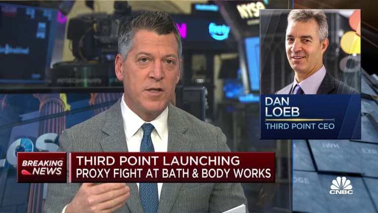 Third Point's Dan Loeb initiates proxy fight against Bath & Body Works