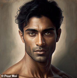 This image of a handsome Indian man was generated by AI