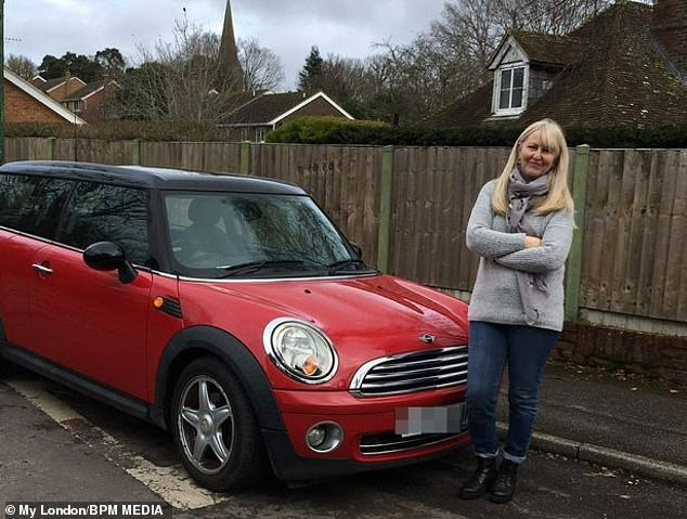 Sue Chapman (pictured), 63, from Tenterden, drives more than 100 miles - sometimes every week - to visit her schizophrenic family member in Tooting but says she'll swallow the bill because of fears their mental state could spiral out of control without her