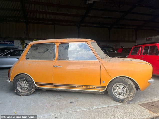Classic Car Auctions says it won't be cleaning the car up before auction, presenting it in the sales room later this month in its 'as found' condition