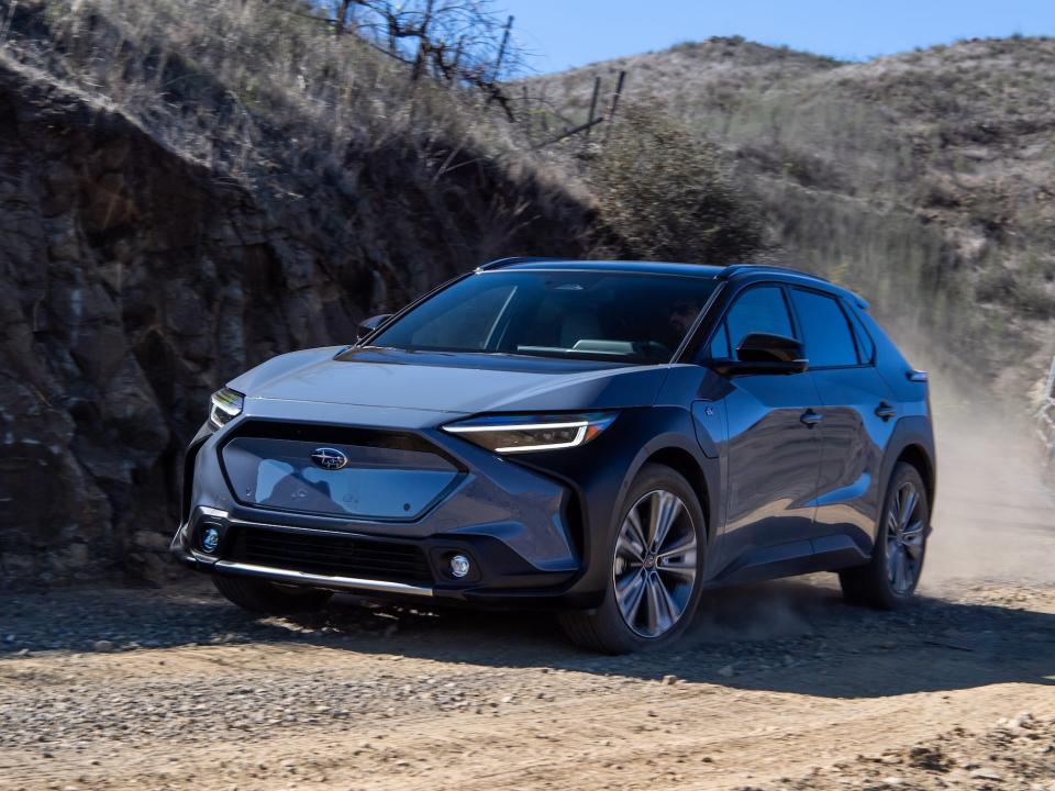 The 2023 Subaru Solterra electric SUV.