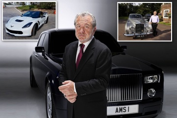 Alan Sugar's car collection includes £300k Rolls-Royce & Elton John's Bentley