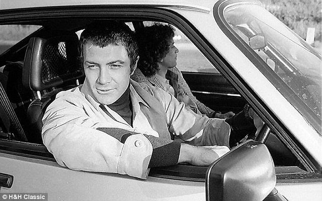 Lewis Collins (pictured) drove the car in the second series of The Professionals. The previous owner said money raised by the auction would be donated to Cancer Research in memory of the actor who lost his battle with the disease in 2013