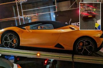 Cops seize two Lamborghinis after drivers were stopped over noisy motors