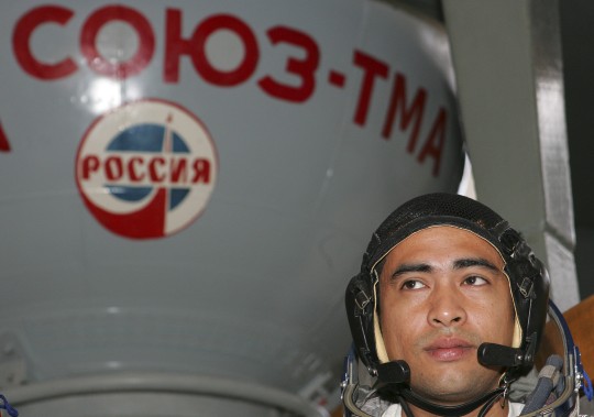 Malaysian astronaut Sheikh Muszaphar Shukor 