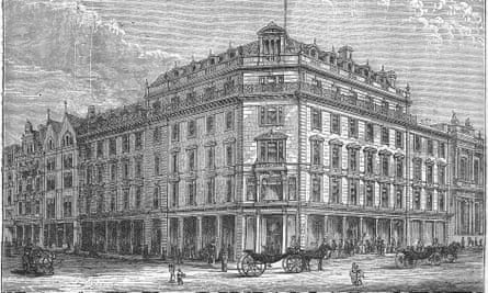 A Victorian-era etching of Cole Brothers, as the Sheffield department store was known until 2002.