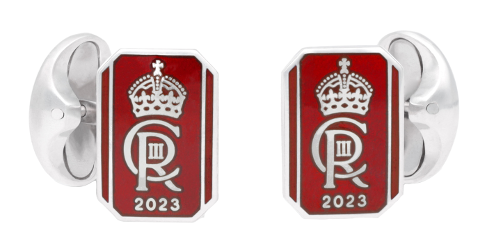 Deakin & Francis 2023 coronation cufflinks