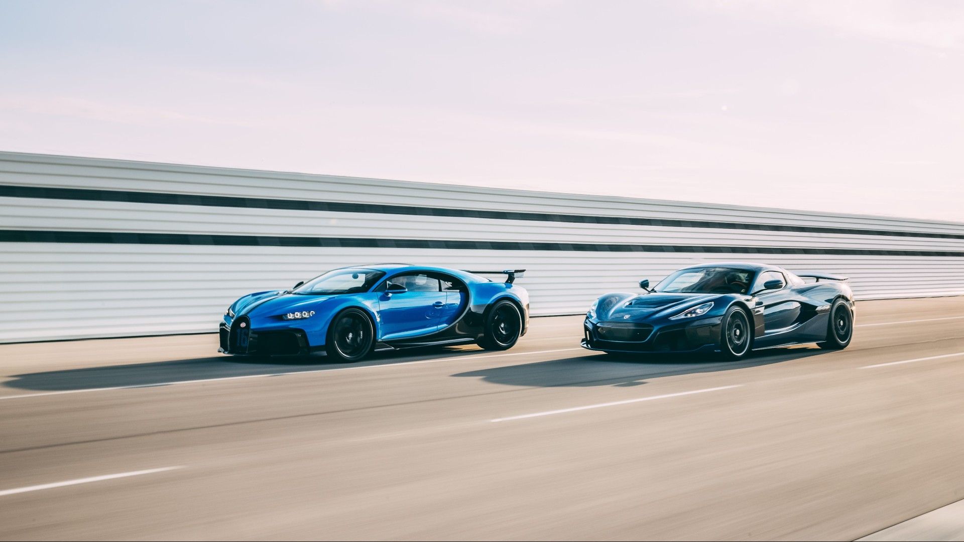 Bugatti Chiron And Rimac Nevera