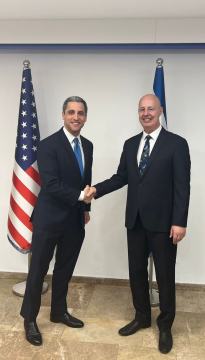 Under Secretary Silvers meets with Knesset Speaker Amir Ohana