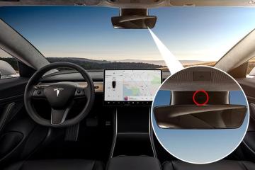 The Tesla Model 3 has a secret camera hidden in the rear view mirror which could SPY on drivers