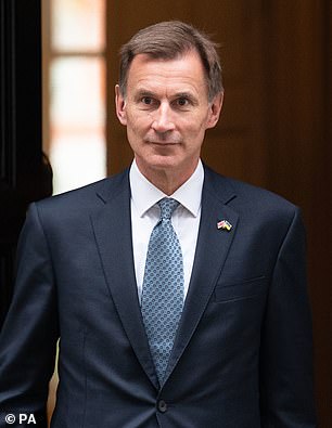 Problems: Chancellor Jeremy Hunt