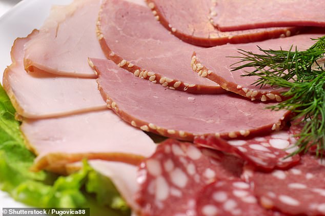 EU health chiefs have warned that cancer causing chemicals produced unintentionally as a result of using preservatives famously used in cure meats are cancerous and pose a 'health concern' (stock image)